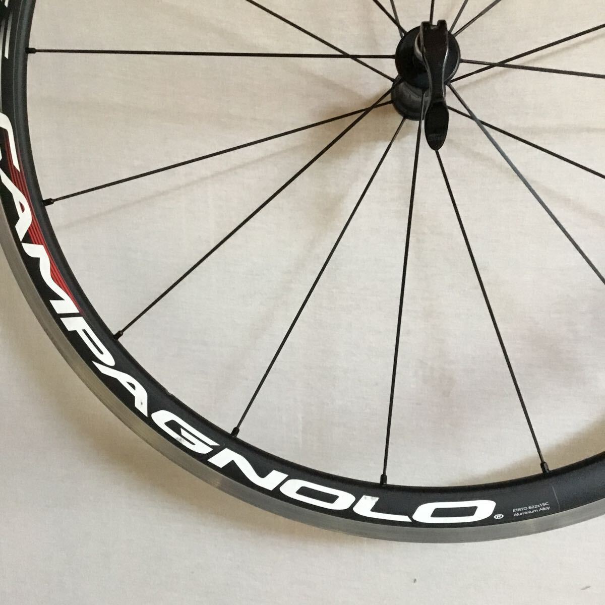 ＊M15 CAMPAGNOLO カンパニョーロ SCIROCCO 35 MM シロッコ 700C ホイール 前後セット 11速 クリンチャー 中古 _画像6
