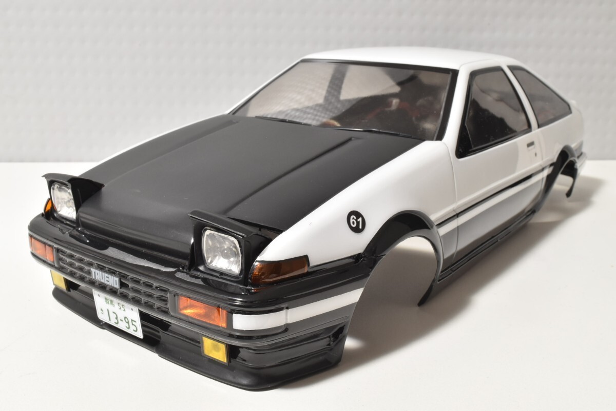 パンドラ 1/10 トヨタ AE86 スプリンタートレノ リトラヘッドライト開閉サーボ付き RC ボディ