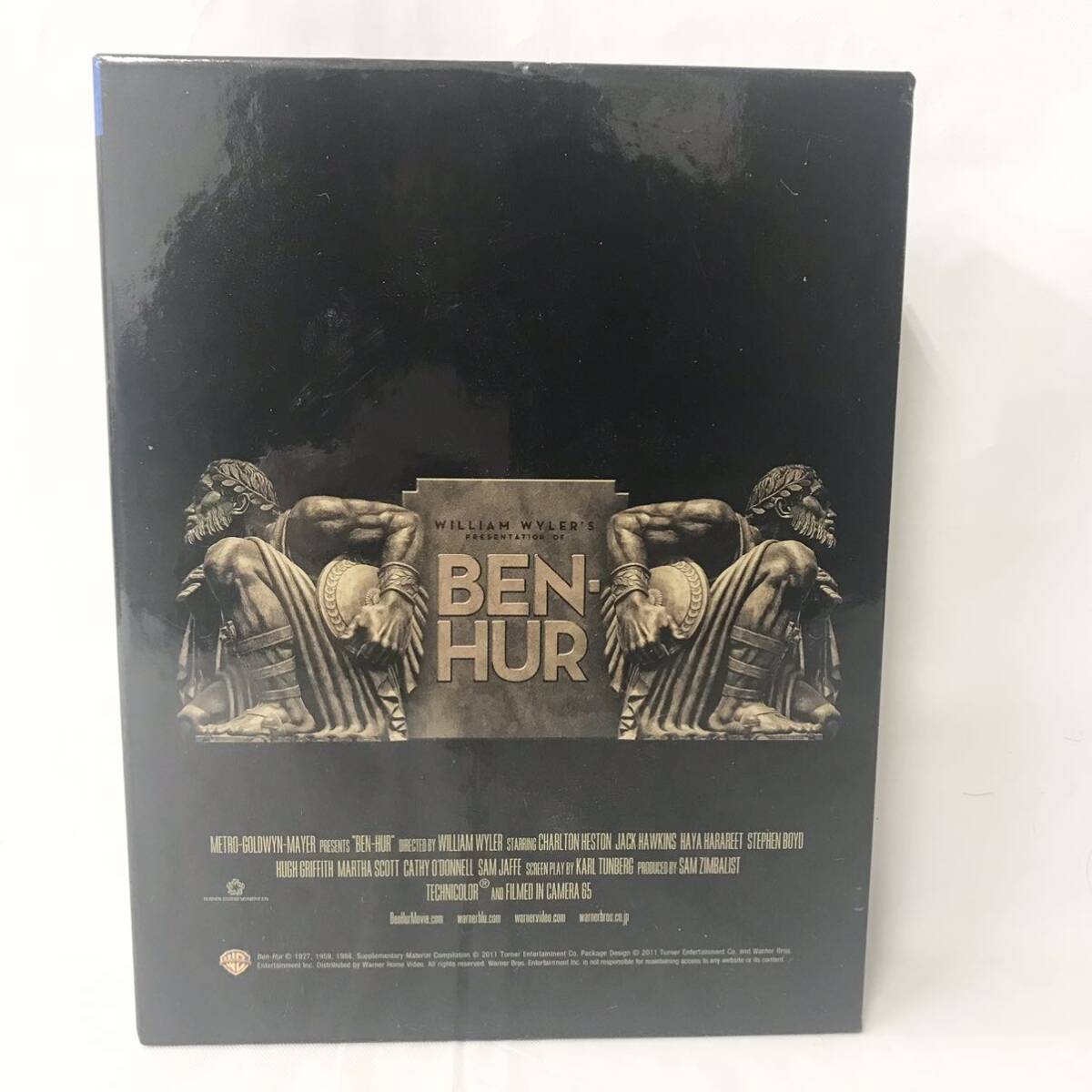 F03016 Blu-ray Disc BEN-HUR ベン・ハー FIFTIETH ANNVESARY WILLAM WYLER'S 本編:223分 字幕:英語・日本語 ワーナー・ホーム・ビデオ_画像2