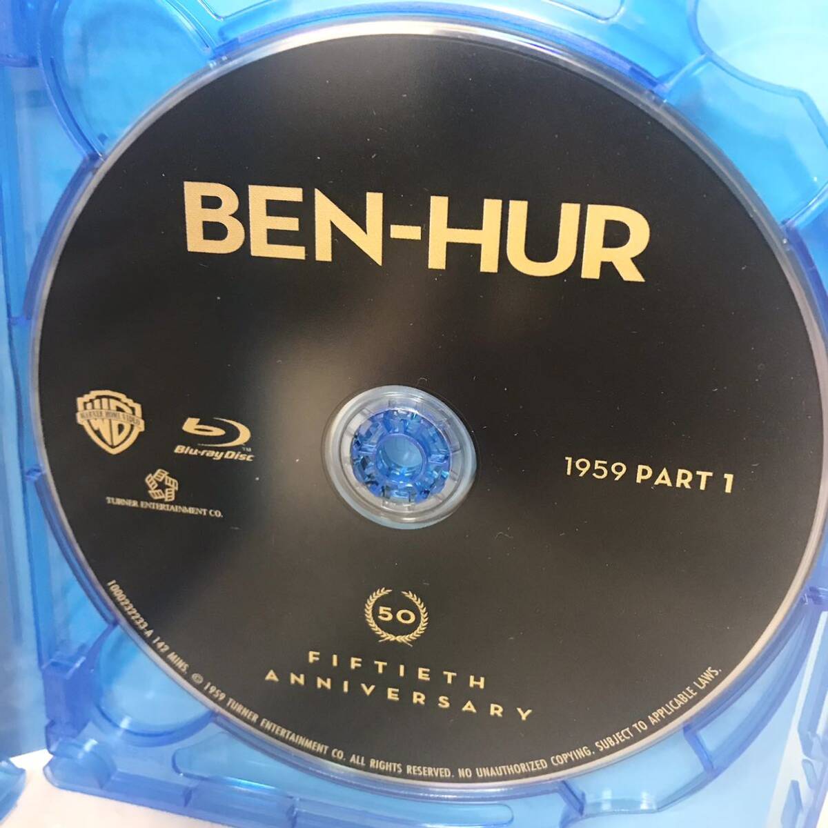 F03016 Blu-ray Disc BEN-HUR ベン・ハー FIFTIETH ANNVESARY WILLAM WYLER'S 本編:223分 字幕:英語・日本語 ワーナー・ホーム・ビデオ_画像5