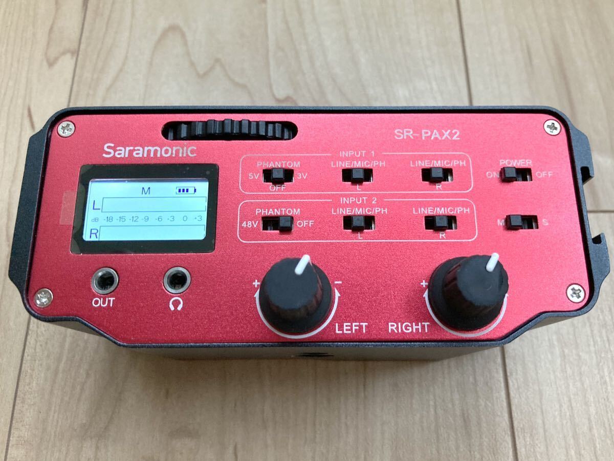 Saramonic Sara moni kSR-PAX2 2 channel active audio mixer 