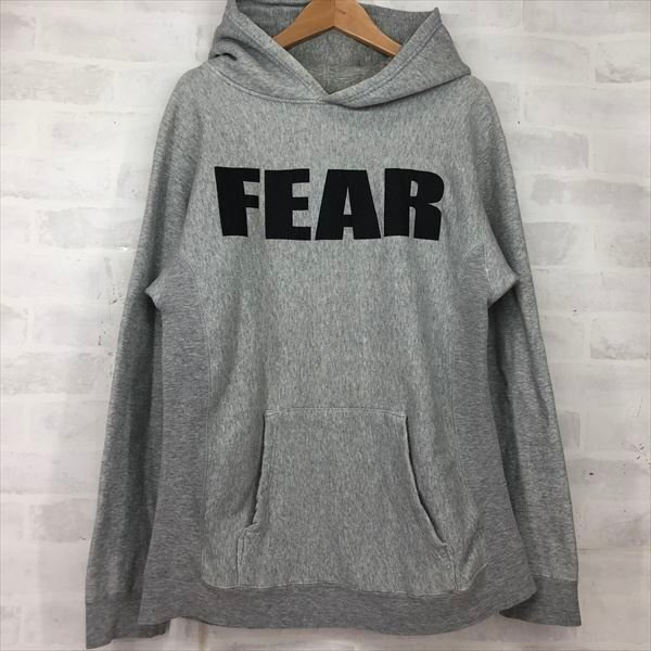 BARNS OUTFITTERS バーンズ アウトフィッターズ FEAR スウェット フーディ パーカー SIZE: L グレー MH632024031807_画像1