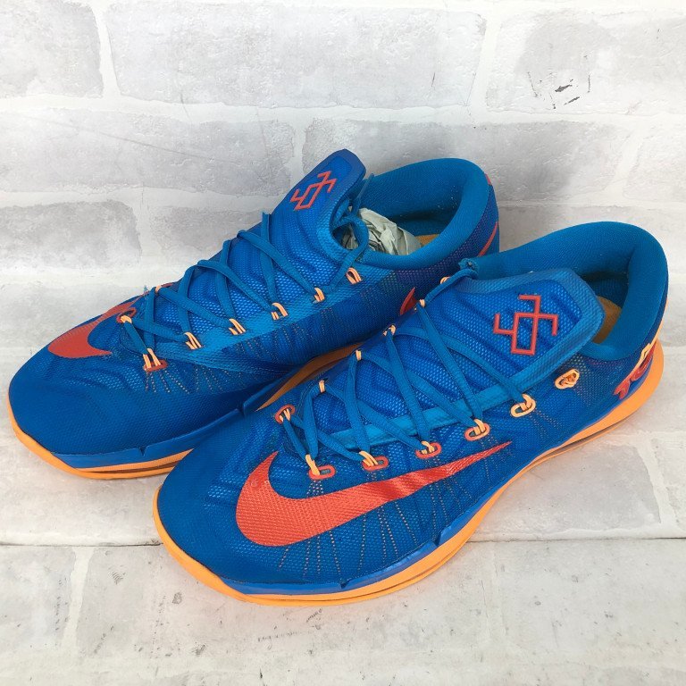 NIKE ナイキ KD Ⅵ 6 ELITE エリート 642838 400 ケビン デュラント OKC カラー SIZE:29cm スニーカー ブルー MH632024030702