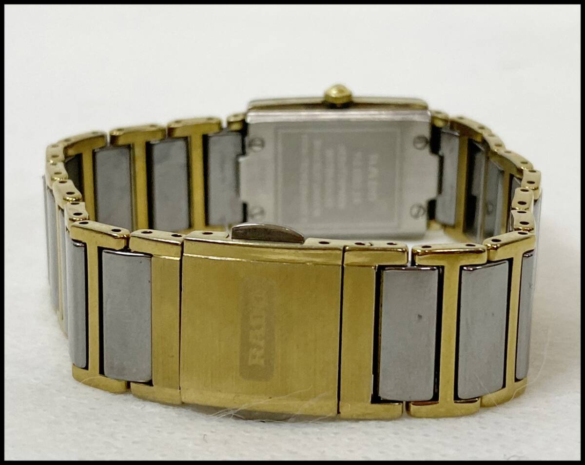 中古 ラドー ダイヤスター 153.0283.3N スクエア レディースクォーツ 腕時計 RADO 稼働中の画像7