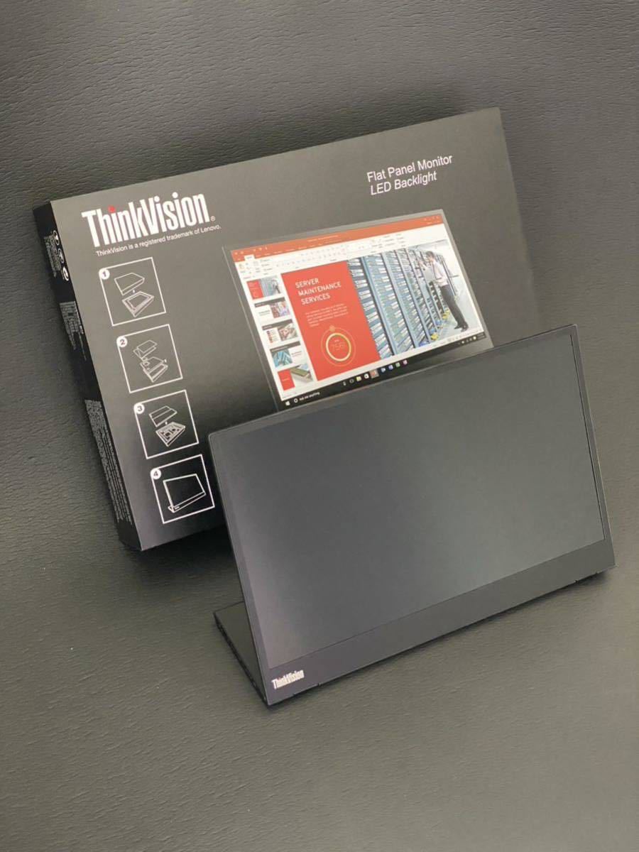 新品 Lenovo ThinkVision M14 14型モバイル モニター61DDUAR6JP 販売価格39600円 LED バックライト 4F 在宅ワーク リモートワーク 持ち運び_画像7
