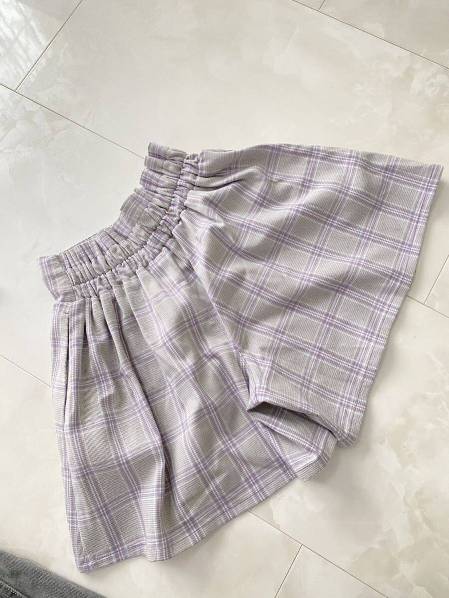 140cm 3 point set pink Latte &G.U. long One-piece & culotte & skirt 8000 jpy corresponding girl skirt 