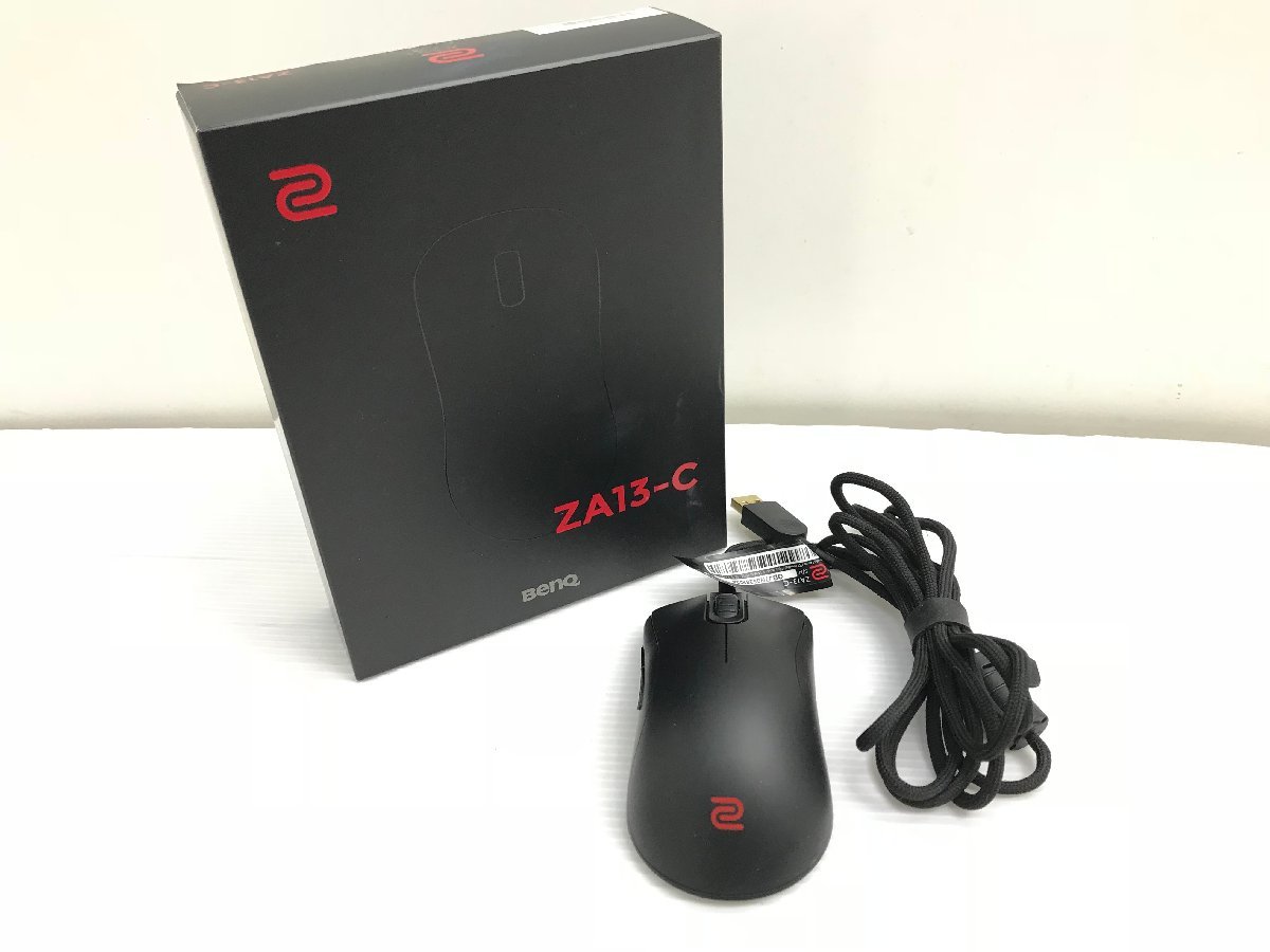 美品 BenQ ベンキュー ZOWIE ZA13-C 有線ゲーミングマウス 5ボタン 3200dpi USB カウント切り替え可能 ブラック Y03039S_画像1