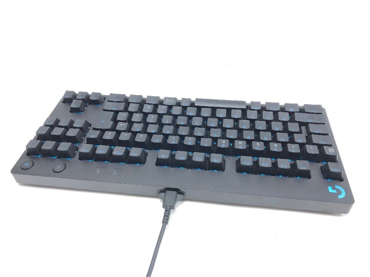 ロジクール Logicool PRO Gaming Keyboard ゲーミングキーボード テンキーレス 日本語配列 バックライト YU0039 Y03101N_画像4