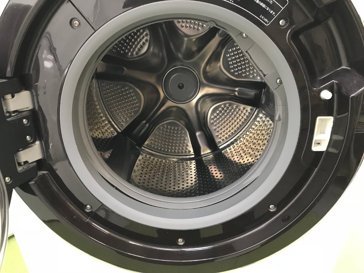HITACHI 日立 ビッグドラム ドラム式洗濯乾燥機 BD-SG100GL 左開き 斜型 洗濯10kg 乾燥6kg インバーター搭載 2021年製 YD03015S_画像7