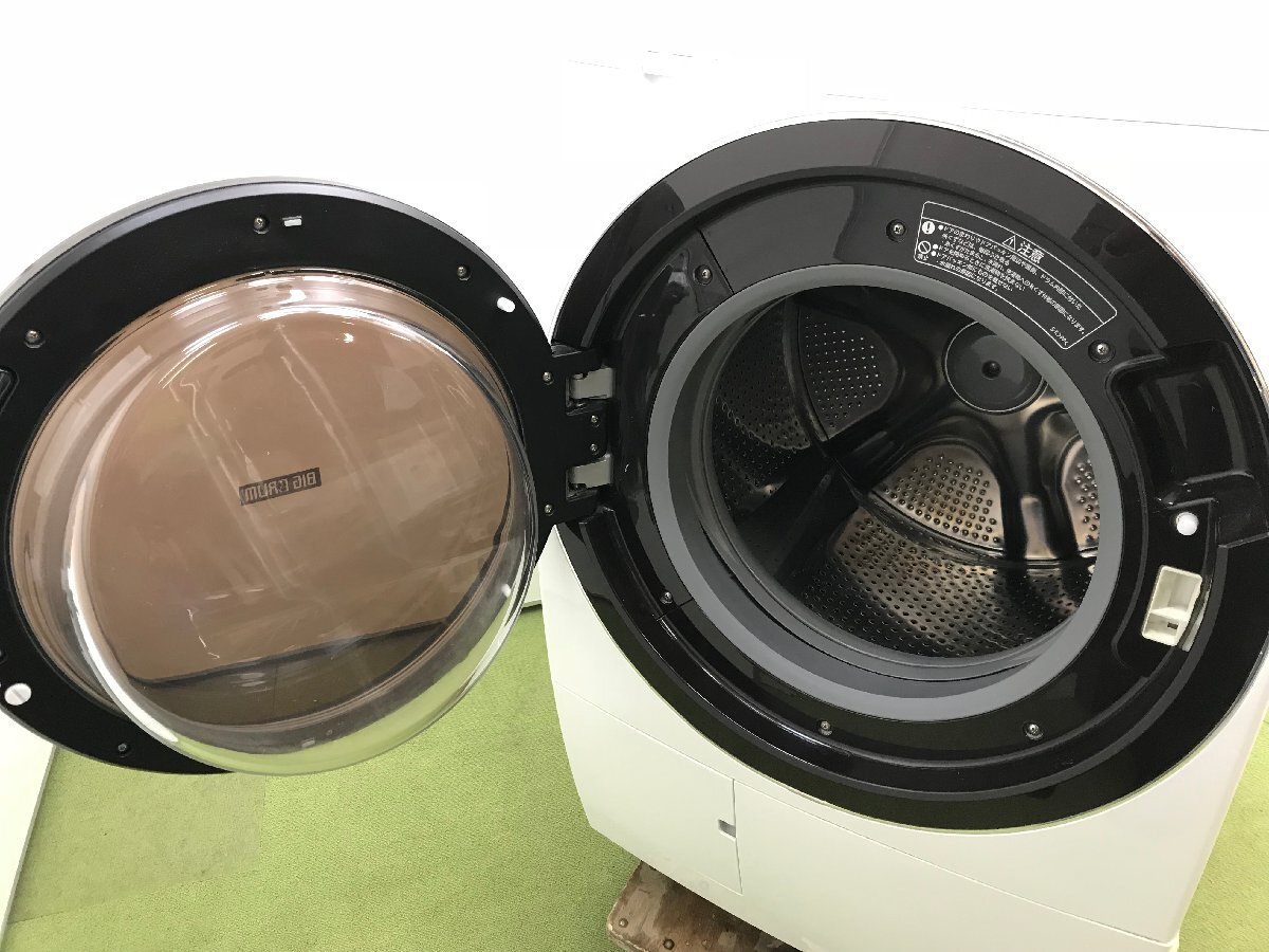 HITACHI 日立 ビッグドラム ドラム式洗濯乾燥機 BD-SG100GL 左開き 斜型 洗濯10kg 乾燥6kg インバーター搭載 2021年製 YD03015S_画像6