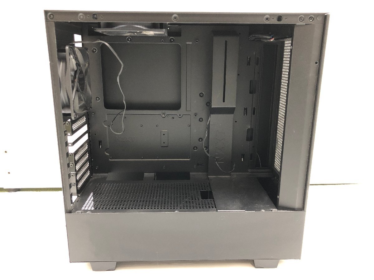 NZXT H510 Flow CA-H52FB-01 PCケース ミドルタワー型 メッシュ加工フロントパネル スチール 強化ガラス製サイドパネル ジャンク Y03145MAの画像6