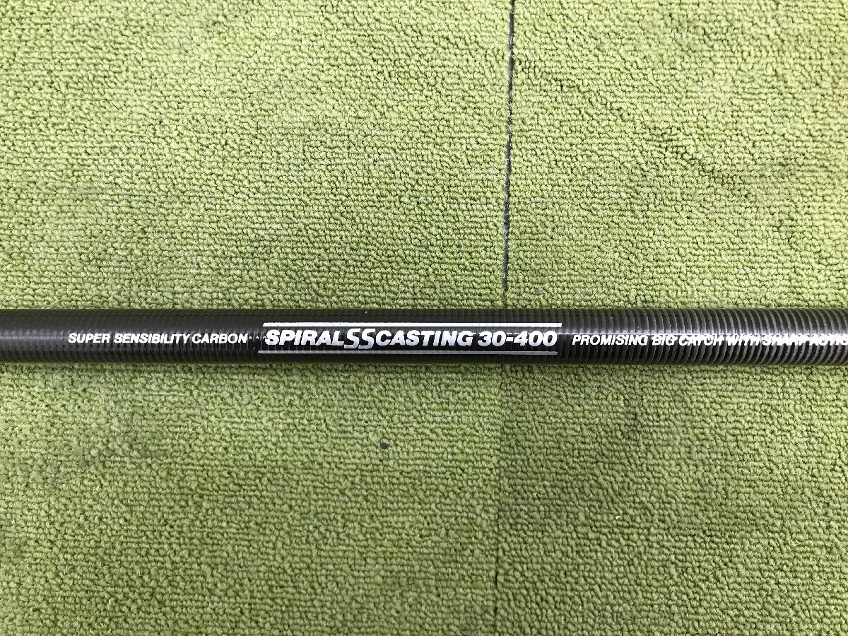 OLYMPIC オリムピック SPIRAL SS CASTING 30-400 スパイラル SS キャスティング 並継 投げ竿 釣竿 ロッド フィッシング ジャンク Y03193N_画像3