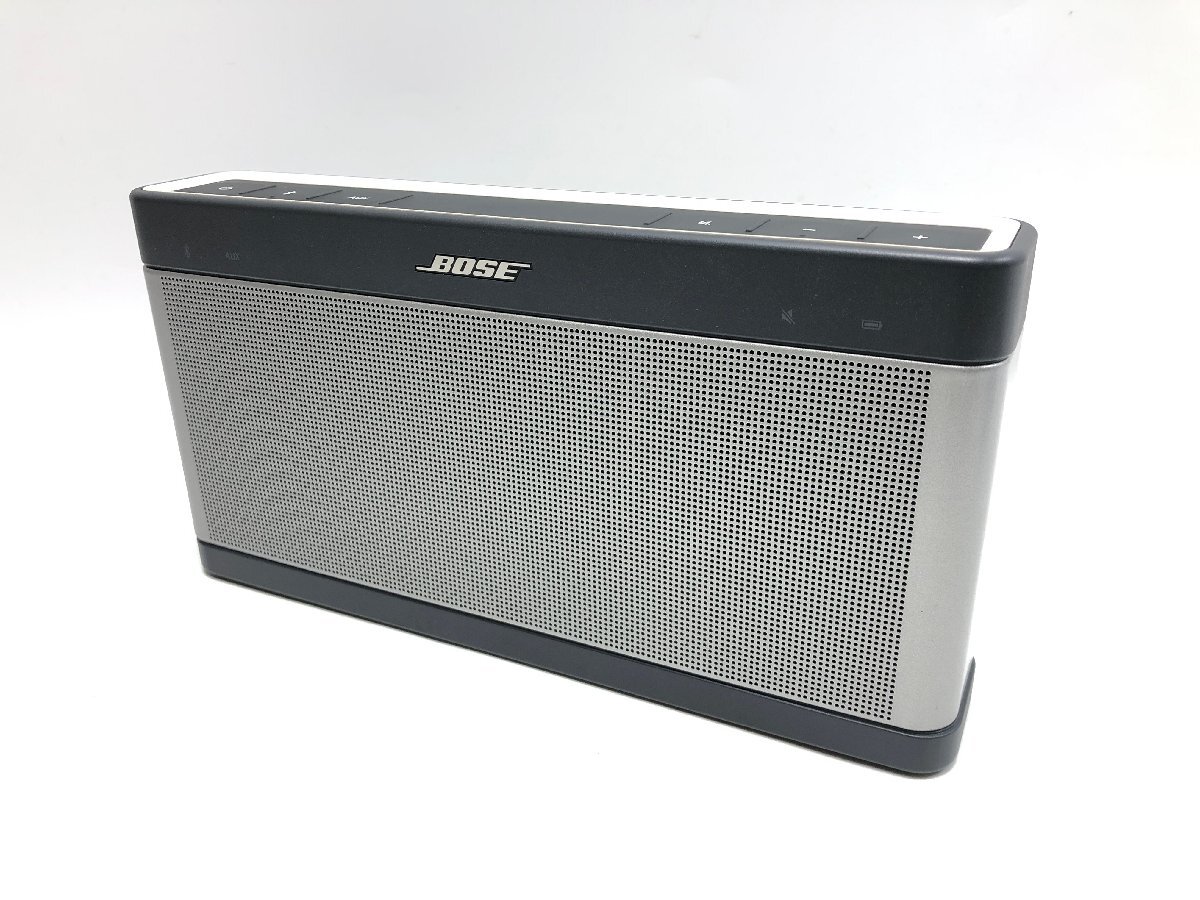 Bose ボーズ SoundLink Bluetooth speaker III ポータブルワイヤレススピーカー A2DPプロファイル対応 オーディオ ジャンク Y03191N_画像1