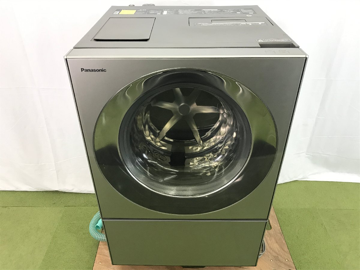 パナソニック Panasonic Cuble ななめ ドラム式洗濯乾燥機 NA-VG2400L 左開き 洗濯10kg 乾燥5kg 温水洗浄 自動おそうじ 2020年製 TD03040Sの画像2