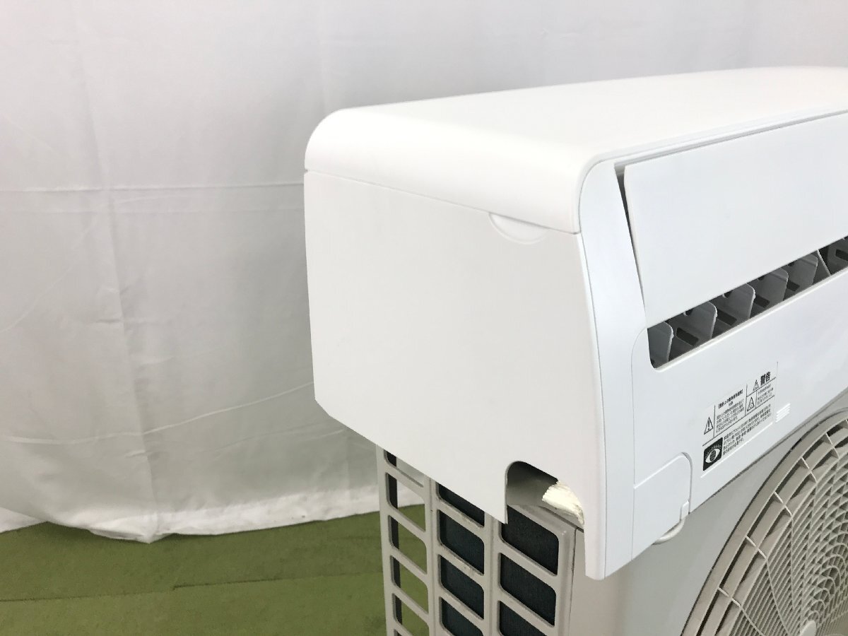 ハイセンス TAGlabel by amadana アマダナ エアコン AT-HA2812-W おもに10畳用 2.8kW 8畳～12畳 暖房 21年製 リモコン2種付属 TD03071Sの画像2