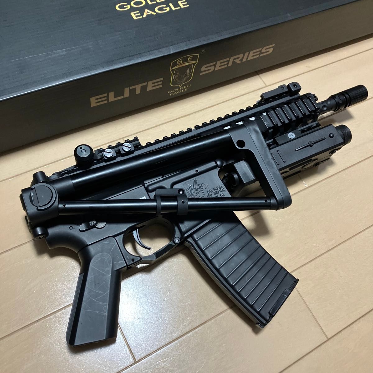 ゴールデンイーグル 電動ガン M4A4 Knight's PDW ナイツPDW エアガン S&T UFC 完品