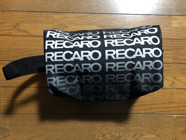 送料無料！レカロ　RECAROロゴ　ポーチ　セカンドバッグ　　カスタムドレスアップ　 ワイスピ　スポコン　JDM_画像1