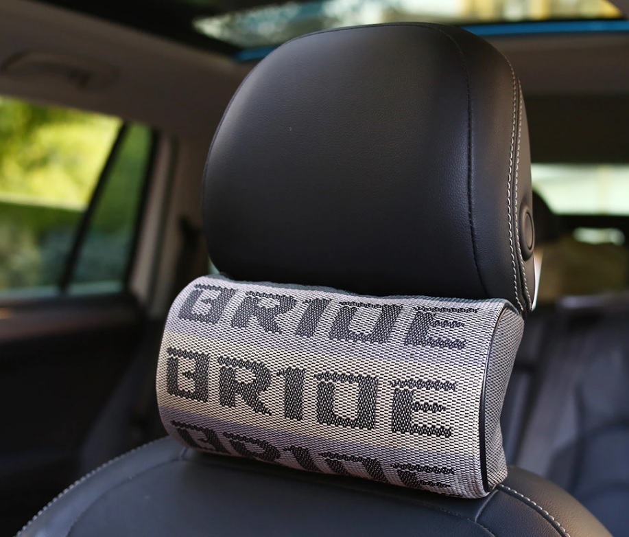  postage service!BRIDE bride Logo seat cloth black black neck pad Sports Compact drift Zero yon circuit custom car 