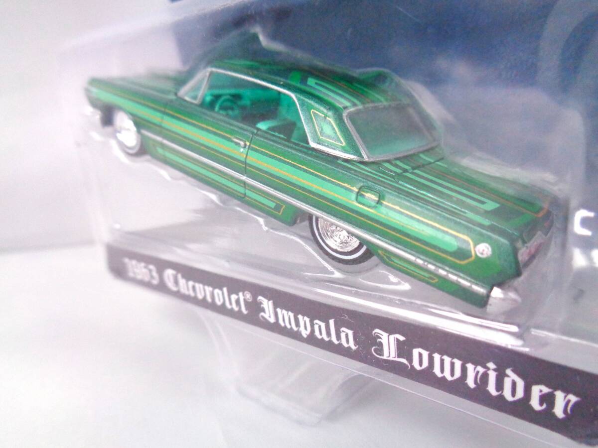 グリーンライト　GREENLIGHT　1/64　1963 Chevrolet Impala Lowrider　シボレー インパラ　ローライダー　②_画像3