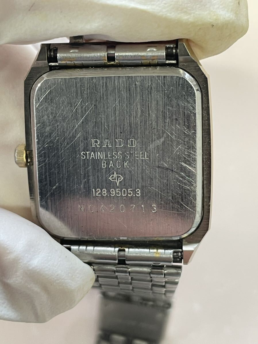0322.RADO ラドー 腕時計 NO.420713 欠品あり 動作未確認 現状ジャンク品の画像2