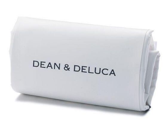 DEAN&DELUCA ディーン&デルーカ　ミニマムエコバッグ　ホワイト　折りたたみ　レジ袋　軽量　エコバッグ　コンパクト　折りたたみ