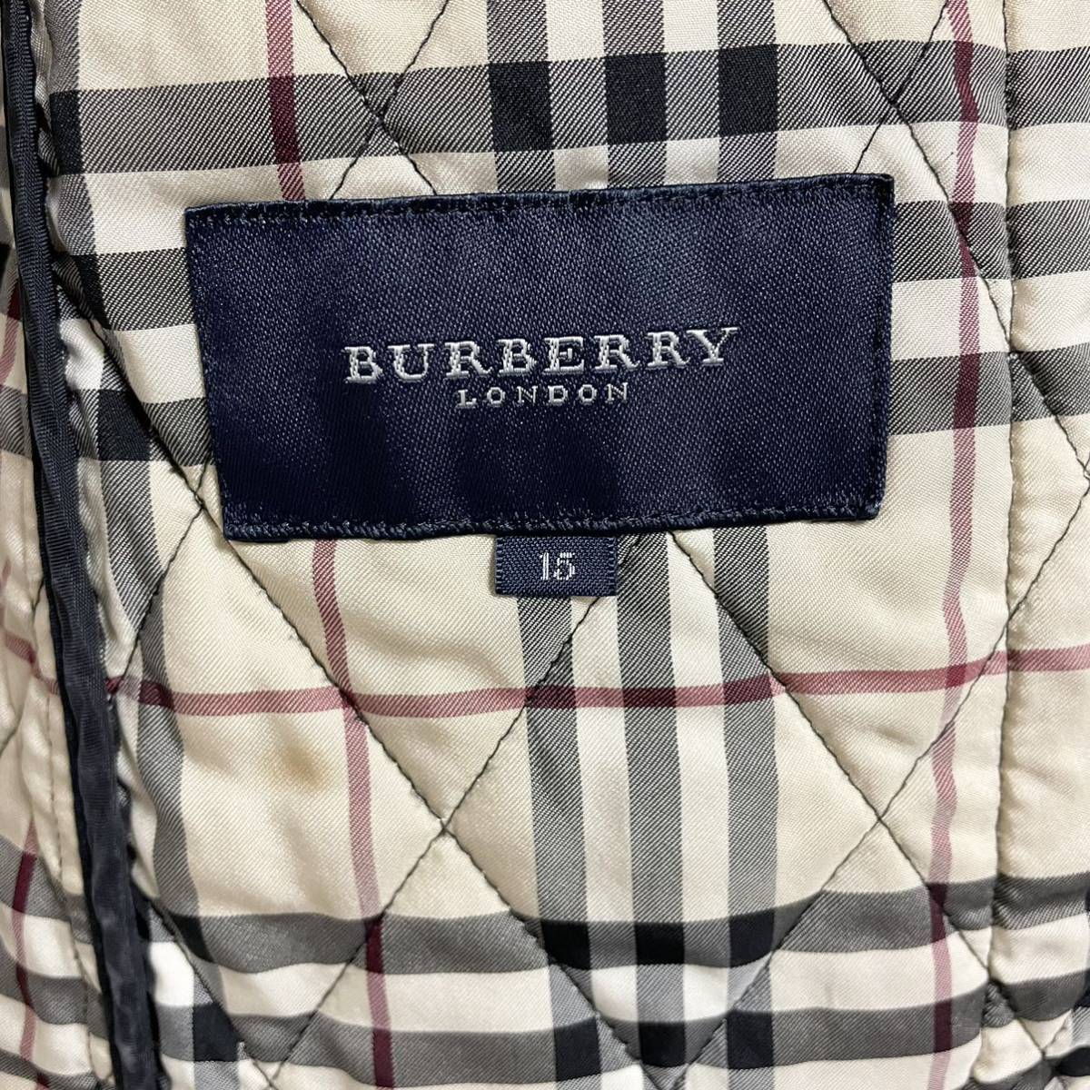  быстрое решение *BURBERRY Burberry London London стеганная куртка noba проверка 15 номер 46 XL черный 