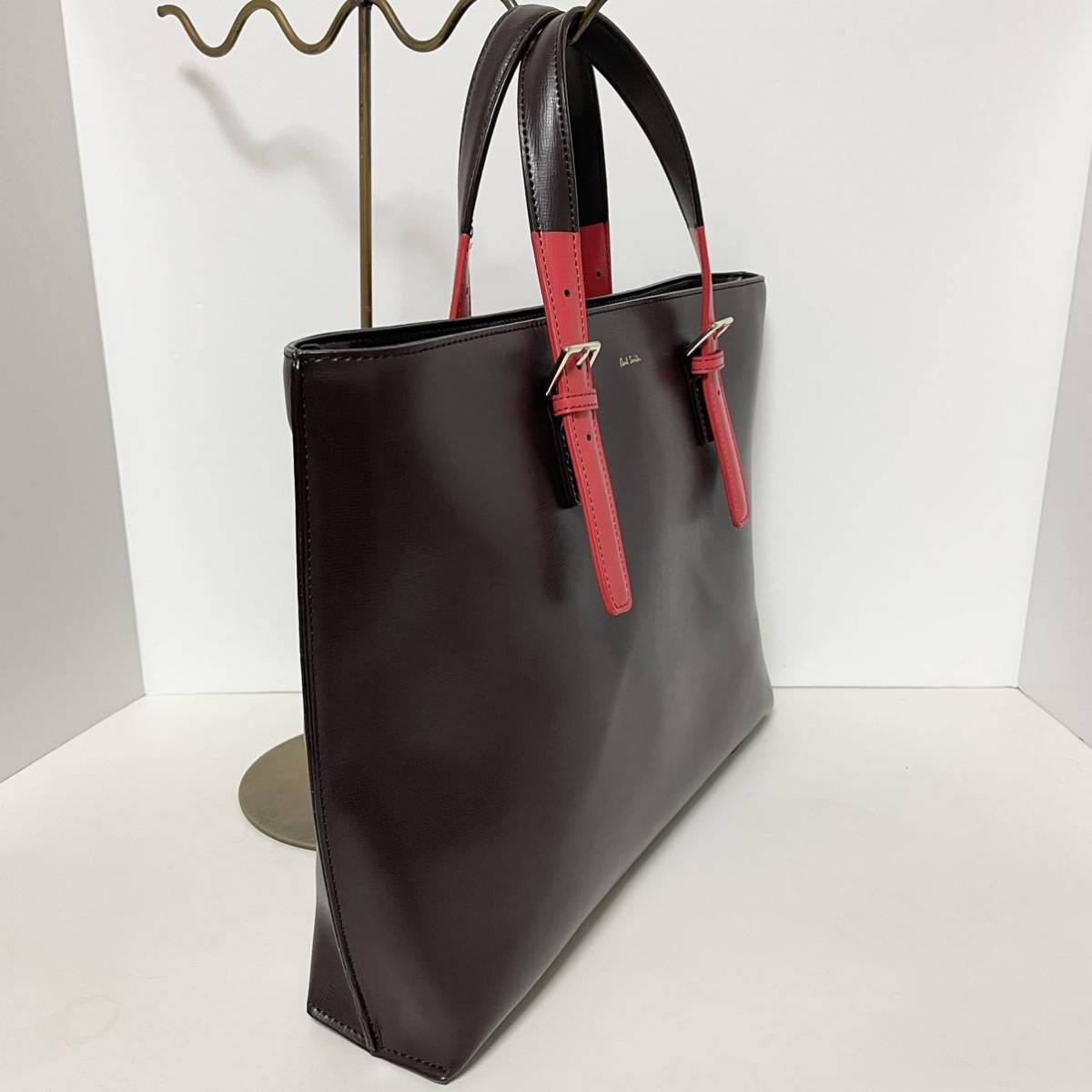 即決 Paul Smith ポール スミス カラードチップ レザー トート 即決 Paul Smith ポール スミス カラードチップ レザー トート
