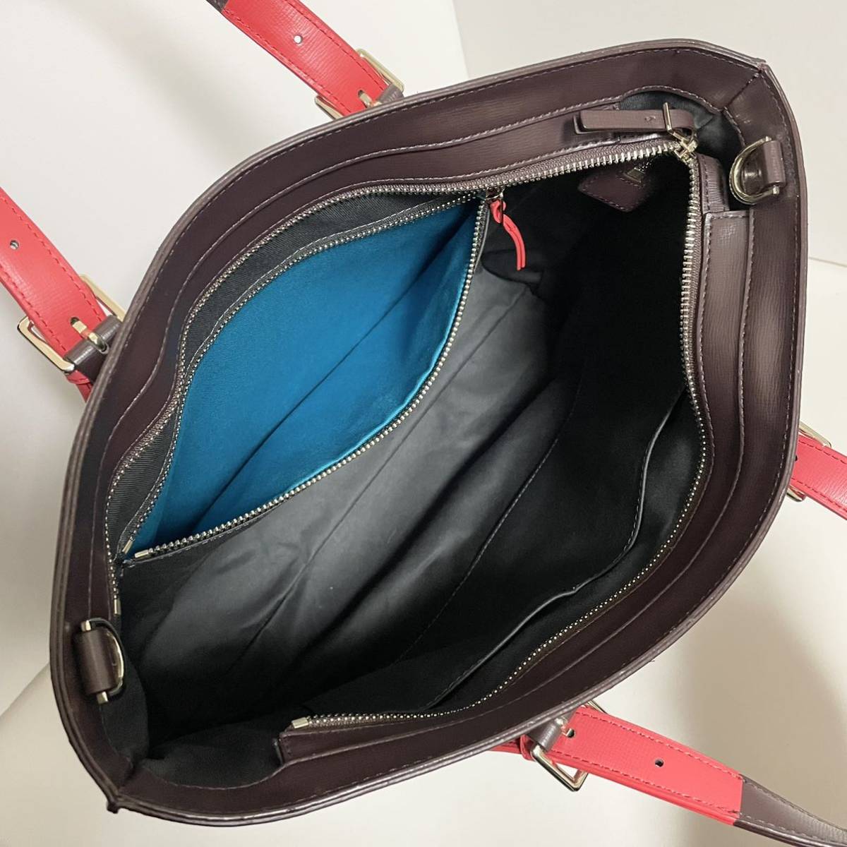 即決 Paul Smith ポール スミス カラードチップ レザー トート 即決 Paul Smith ポール スミス カラードチップ レザー トート