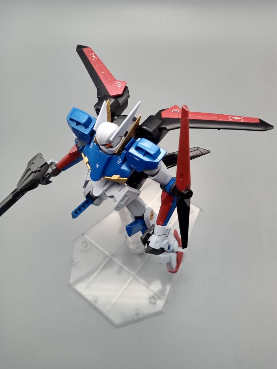 塗装完成品 1/144 HGAC　リーオー（飛行ユニット仕様） HG ユニオンフラッグ　(機動戦士 ガンプラ プラモデル　新機動戦記ガンダムW　)　　_画像10