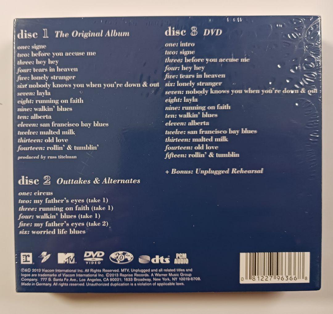 送料無料！ Eric Clapton - Unplugged Deluxe 2CD+DVD エリック・クラプトン