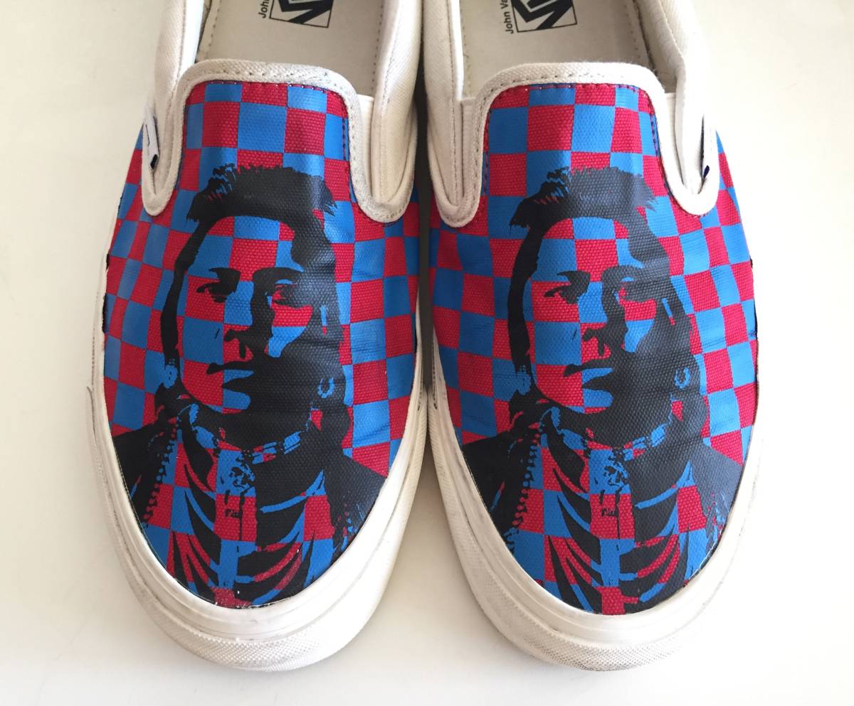 ◆Vans x John Van Hamersveld Slip-on シューズ バンズ Sitting Bull ネイティブアメリカン インディアン 生産終了品_画像8