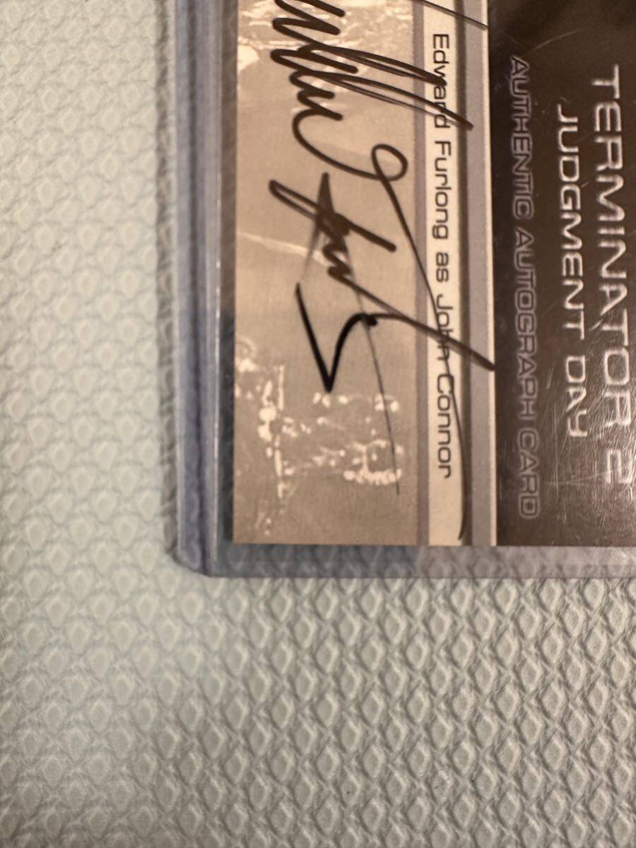  Terminator 2 Edward мех длинный Jean kona- автограф Judgement Day Edward Furlong As John Connor Card Autograph