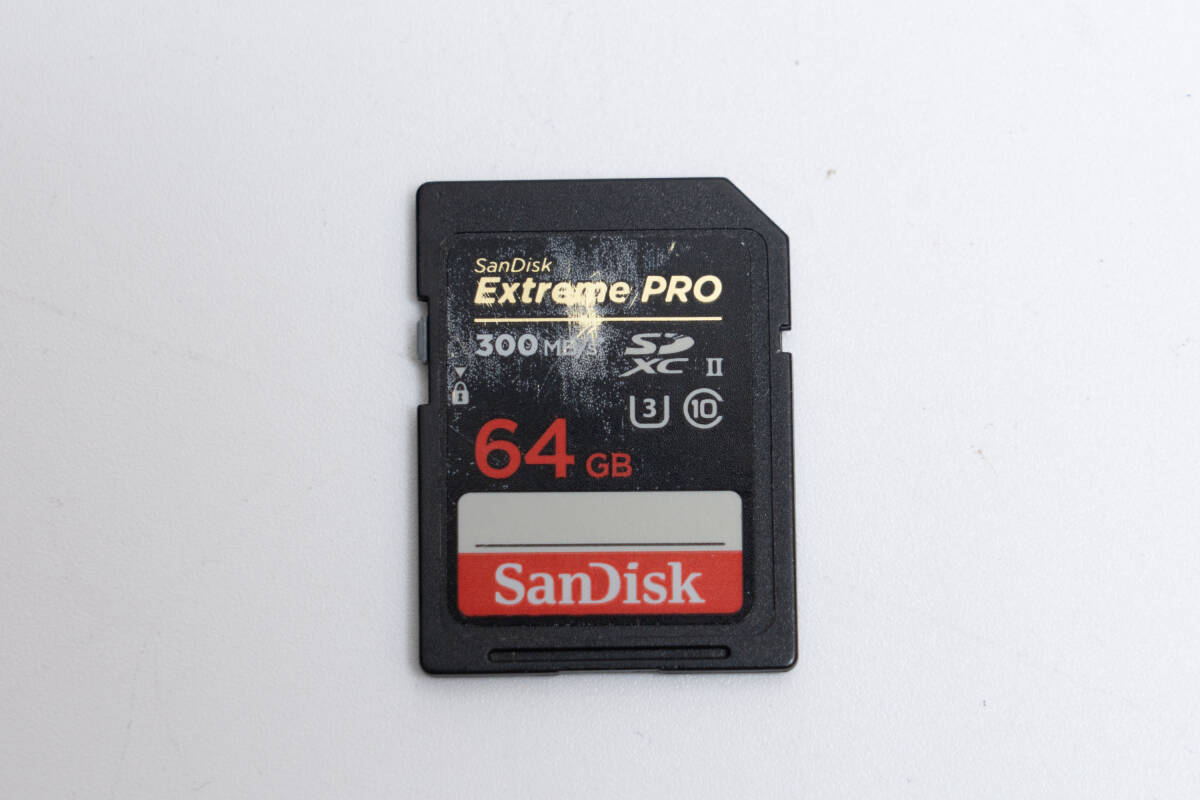 #40b SanDisk サンディスク 64GB SDカード Extreme PRO UHS-Ⅱ uhs-ii U3 300MB/s Extreme PRO SDSDXPK-064G-GN4IN （64GB）_画像1