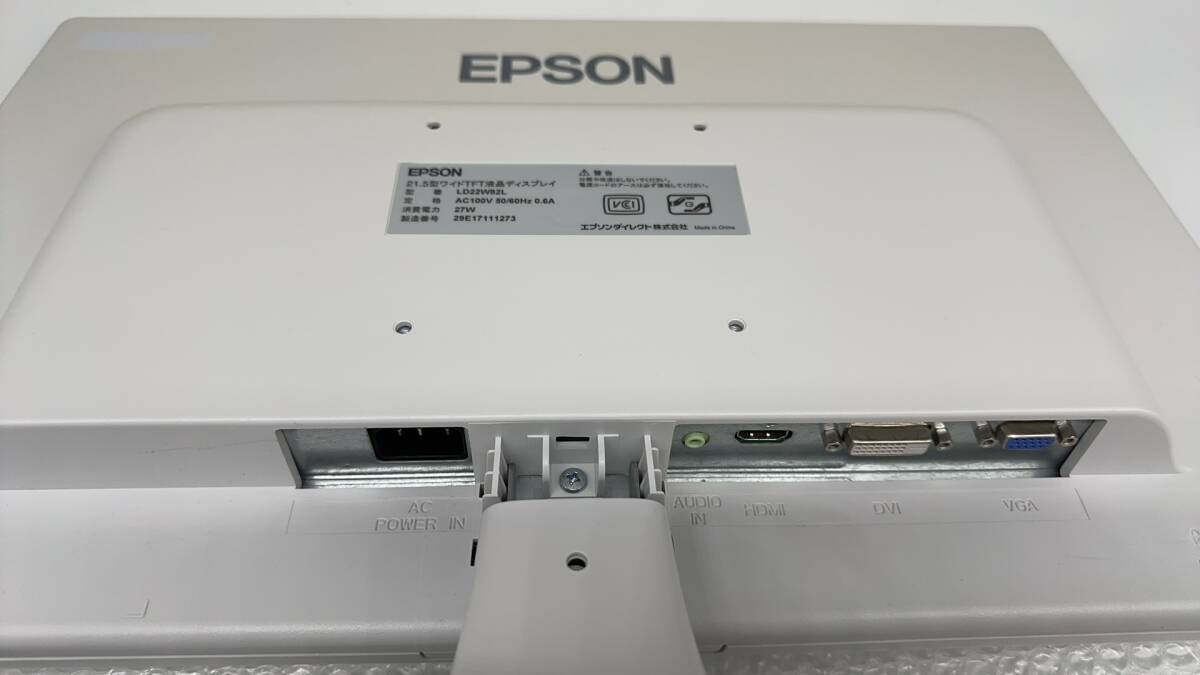 EPSON LD22W 83L/21.5フルHD1920×1080/D-Sub端子/HDMI端子/DVI端子/液晶モニター 21003の画像5