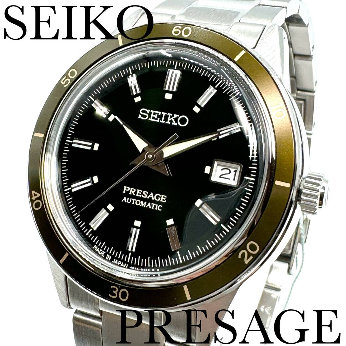 新品正規品『SEIKO PRESAGE』セイコー プレザージュ ヴィンテージスタイル 自動巻き腕時計 メンズ SARY195【送料無料】_画像1