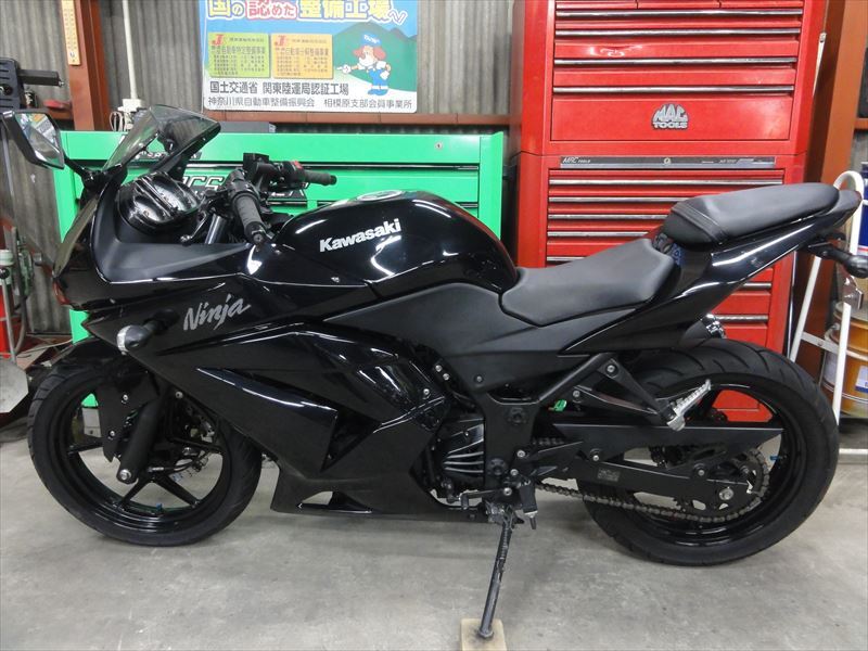 神奈川県 相模原市より ☆★ カワサキ ニンジャ２５０Ｒ 24,232km 前後タイヤバリ山 オイル新品 ★☆ ＪＲ駅徒歩８分 全国発送可の画像5