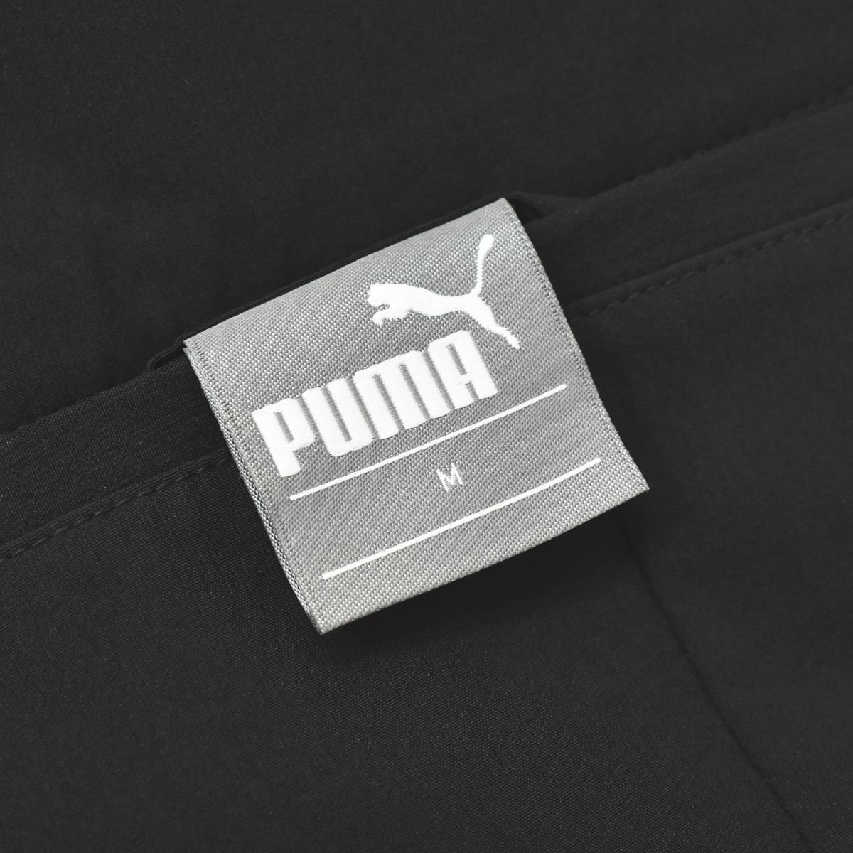 * Golf also Town also! 2WAY Puma PUMA flexible stretch jacket M black men's Golf nylon tailored blouson *