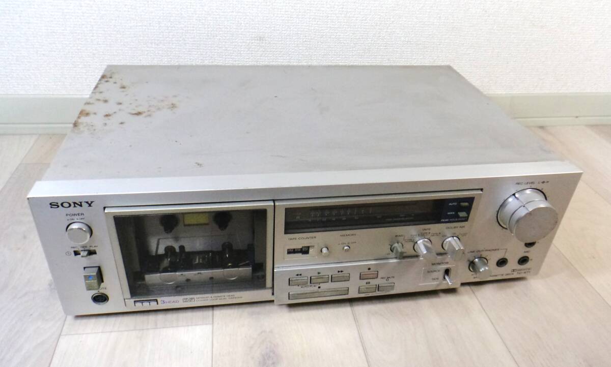 SONY ソニー TC-K71 カセットデッキ 音響機器 オーディオ ジャンクの画像1