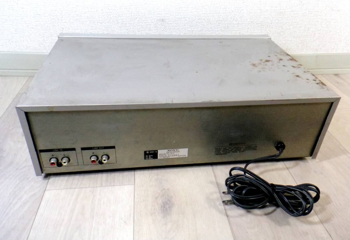 SONY ソニー TC-K71 カセットデッキ 音響機器 オーディオ ジャンクの画像6