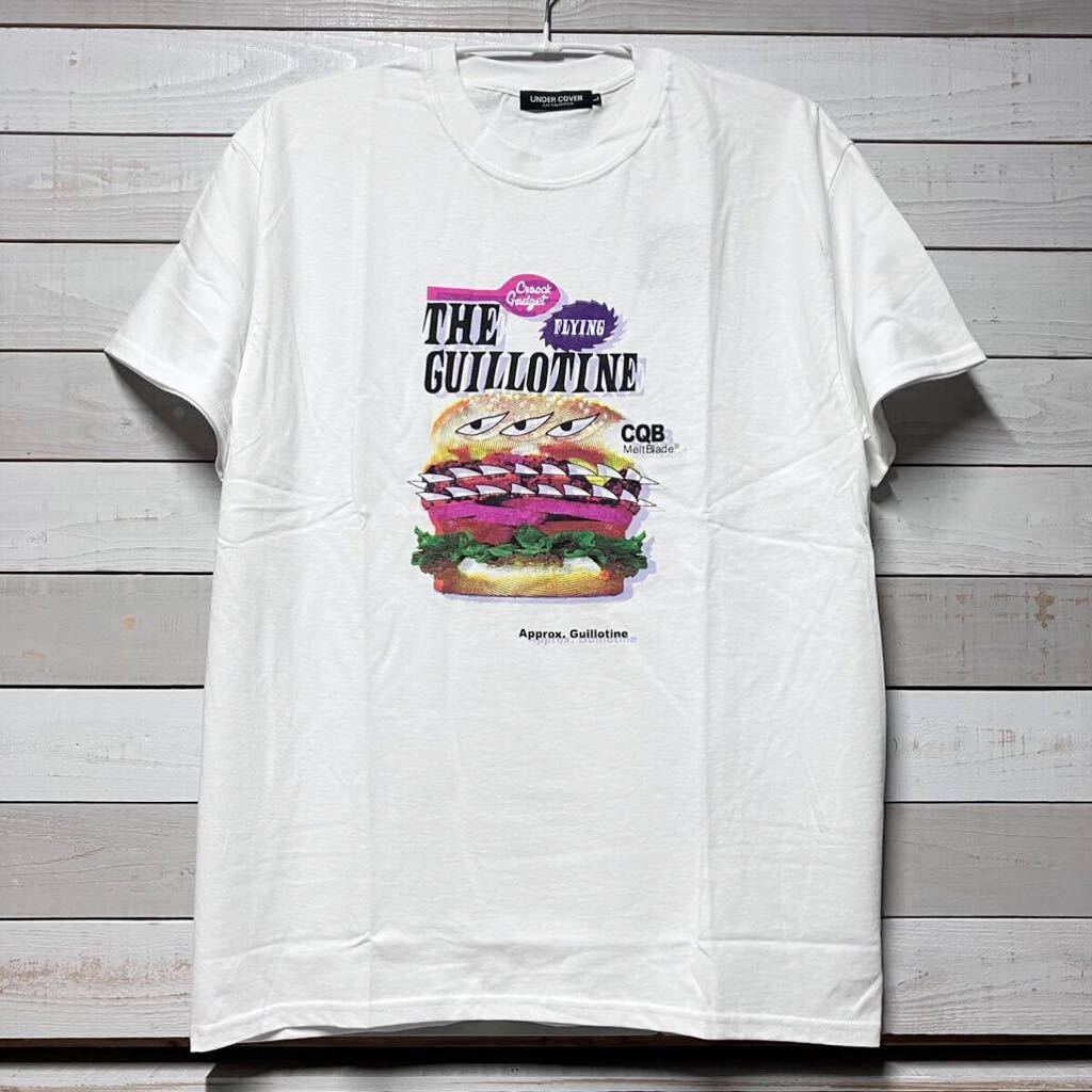 SIZE L UNDERCOVER THE GUILLOTINE HAMBURGER WHITE TEE SHIRT SIZE L UNDERCOVER THE GUILLOTINE HAMBURGER WHITE TEE SHIRT