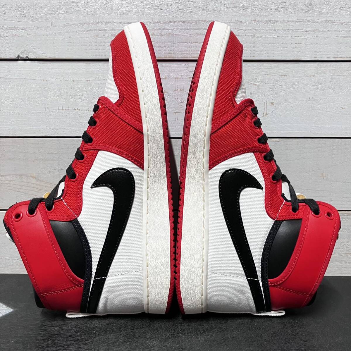 即決送料無料 27.5cm NIKE AJ KO JORDAN 1 KNOCK OUT AJ1 CHICAGO DA9089-100 ナイキ エア ジョーダン ワン ノックアウト シカゴ_画像4