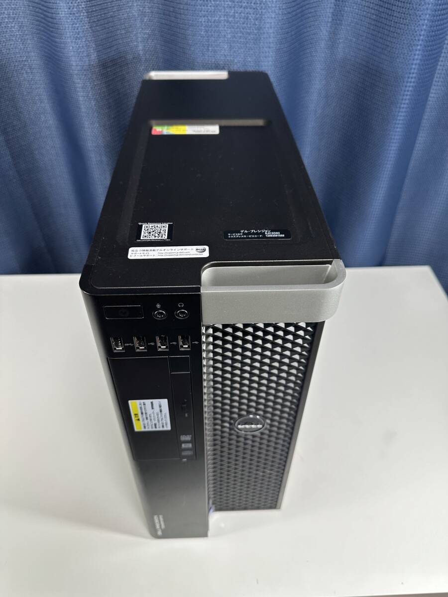 DELL Precision T5810SMT・タワー型・ワークステーション・Xeon E5-1620 v3@3.5GHz/8GB/500GB/FirePro W5000・BIOS起動・中古品の画像4