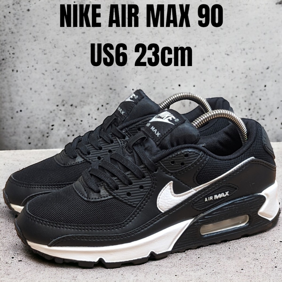 NIKE ナイキ エアマックス90 AIR MAX 90 23cm ブラック レディース