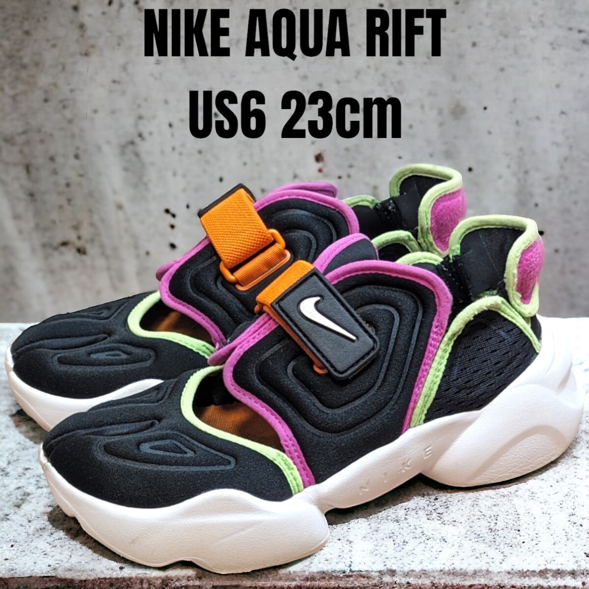 NIKE AQUA RIFT ナイキ アクアリフト 23cm マルチカラー NIKE AQUA RIFT ナイキ アクアリフト 23cm マルチカラー