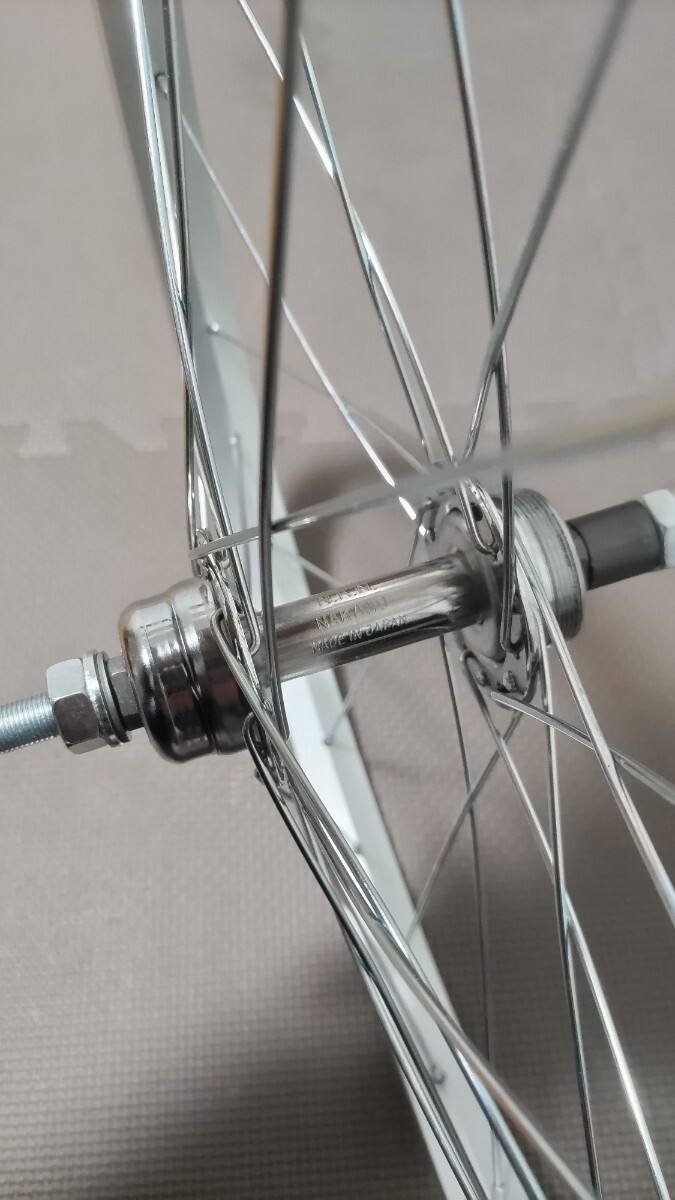 自転車 20インチ リアホイール バンドブレーキ用ハブ（28H）の画像2