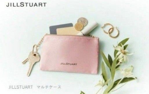 【JILLSTUART(ジルスチュアート) スクエアマルチケース】ゼクシィ国内リゾートウエディング2023春&夏号付録