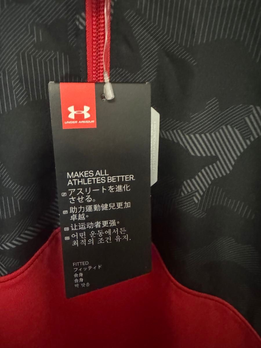 アンダーアーマー 新品 ハーフジップ Sサイズ 長袖 カットソー UNDER ARMOUR トレーニング ハーフジップ