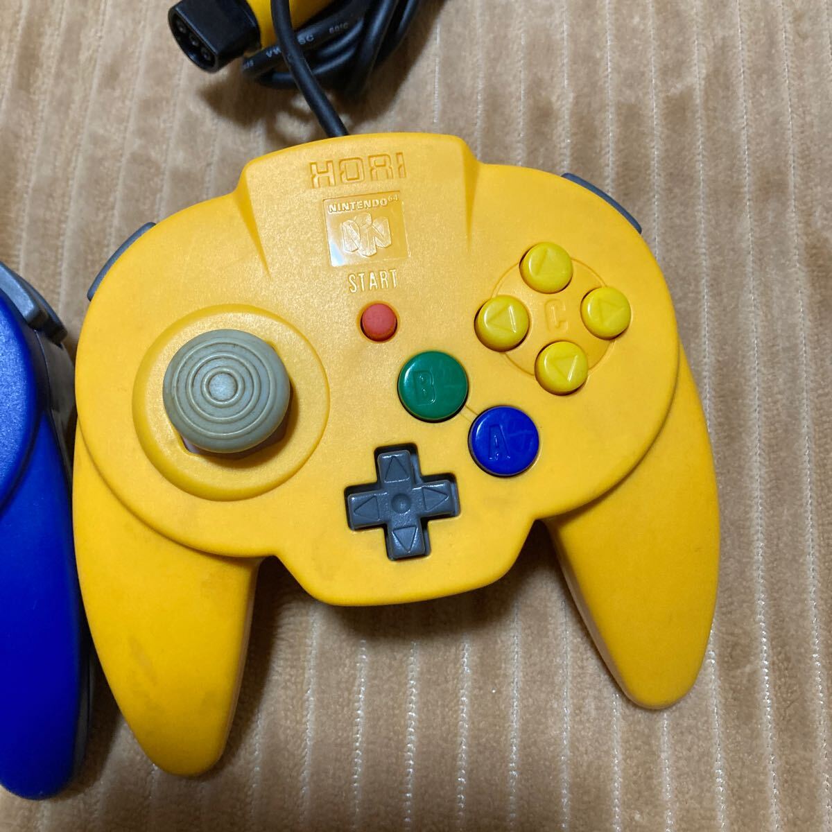 ホリパッドミニ ブルー イエロー HORI ニンテンドー64コントローラーNintendo の画像3