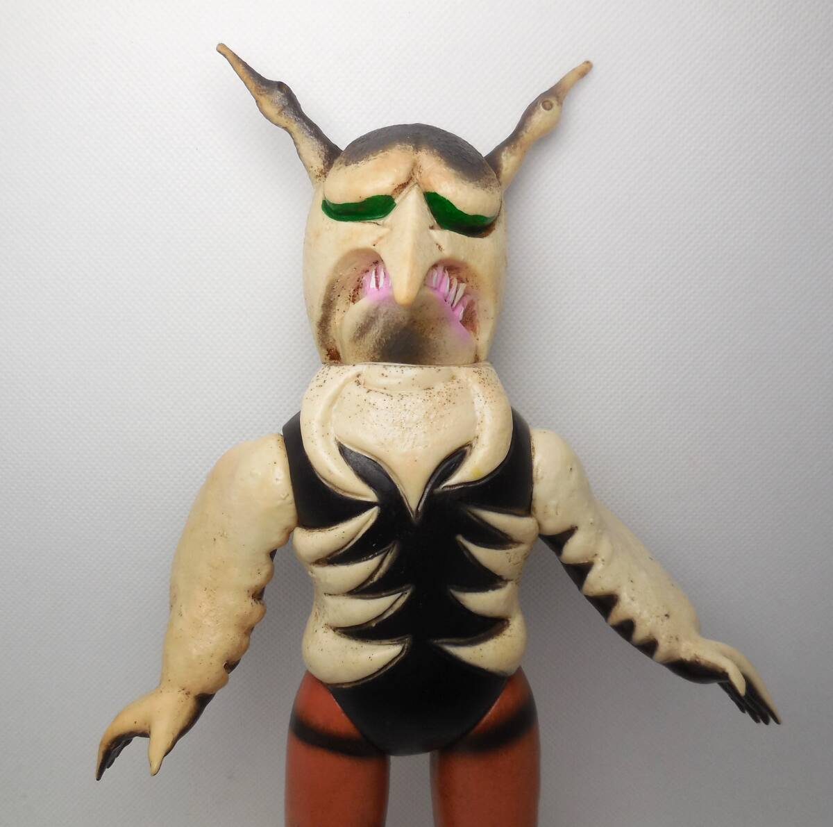 1970年代 仮面ライダー 怪人「プラノドン」スタンダード ソフビ人形 バンダイ_画像3