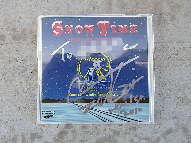  Ootaki Eiichi with autograph Pro motion on Lee record [SNOW TIME] Complete [CD & record & cassette tape & mug ]